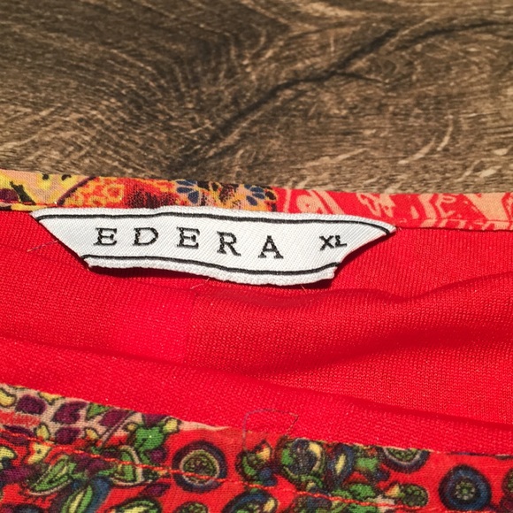 Women's Edera Summer Flare Skirt Paisley Print XL - Picture 7 of 8